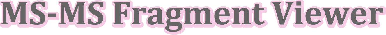 MS-MS Fragment Viewer